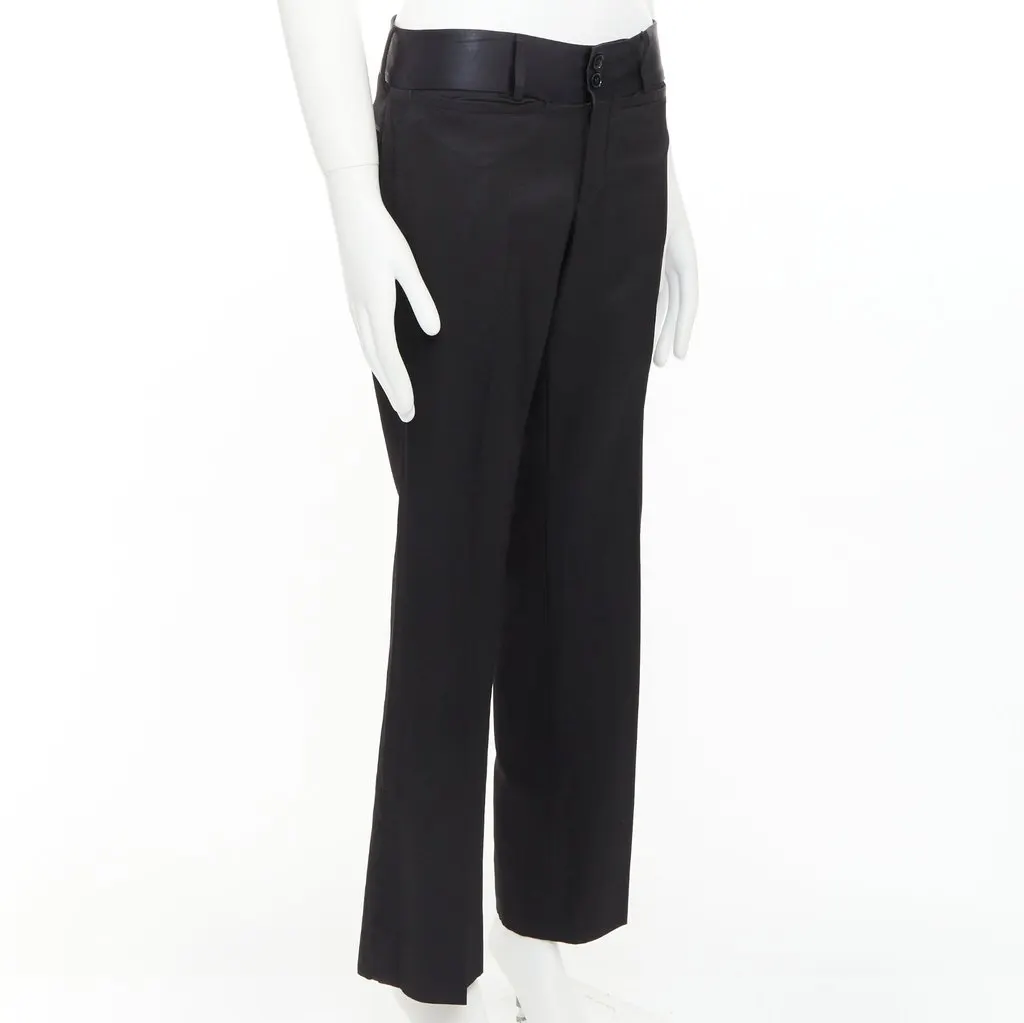 Dolce & Gabbana Black Wool Trouser Black Wool Very good - Inside View