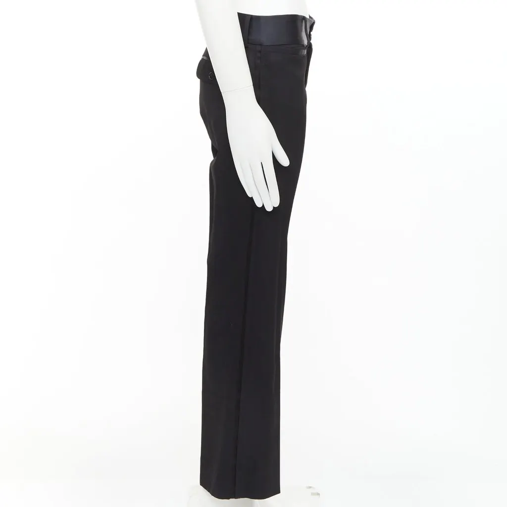 Dolce & Gabbana Black Wool Trouser Black Wool Very good - Model View