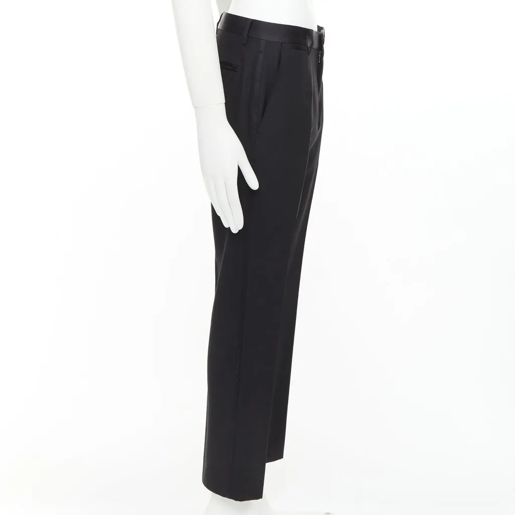 Dolce & Gabbana Black Polyester Trouser Black Polyester Very good - Model View