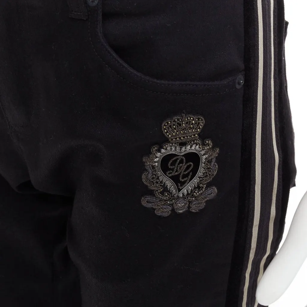 Dolce & Gabbana Skinny Black Cotton Very good - Back View