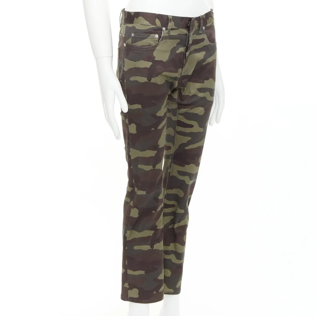 Dior Green Cotton Jeans Green Cotton Very good - Inside View
