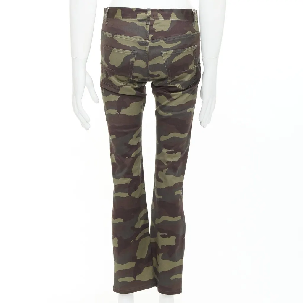 Dior Green Cotton Jeans Green Cotton Very good - Box View