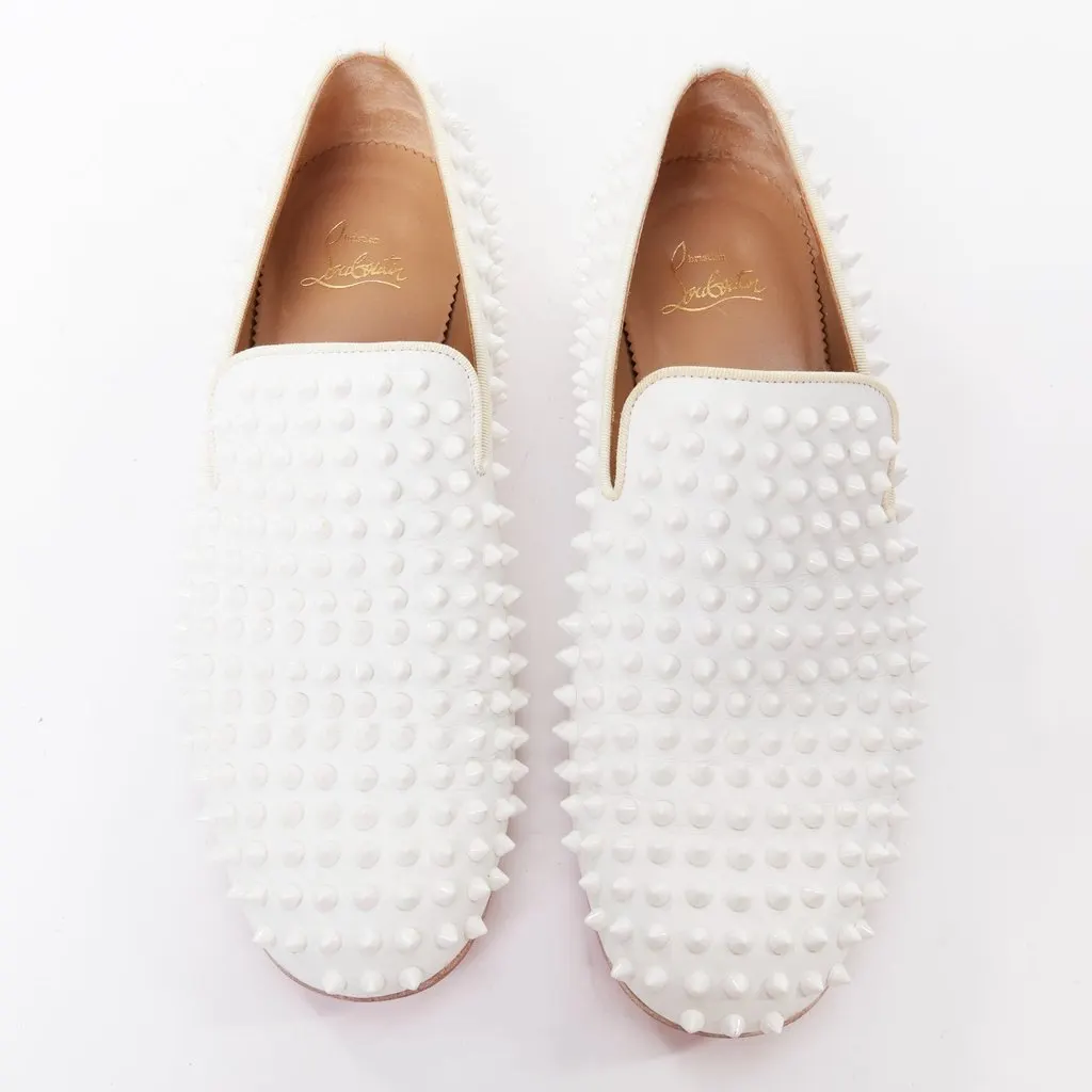 Christian Louboutin Dandelion White Leather Fair - Back View