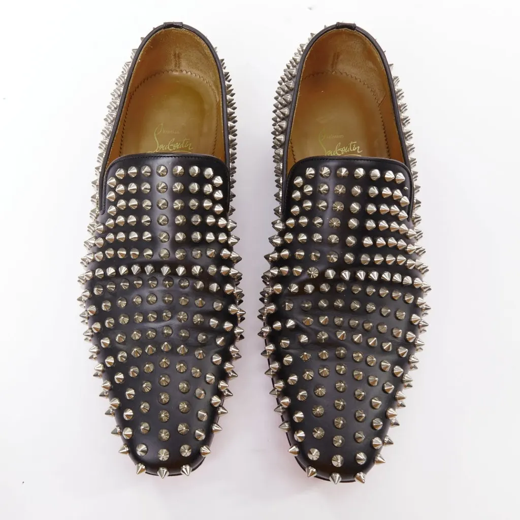 Christian Louboutin Rollerboy Black Leather Good - Back View