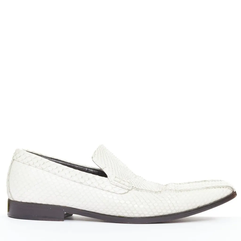 Dolce & Gabbana White Leather Lace ups White Leather Fair - Back View