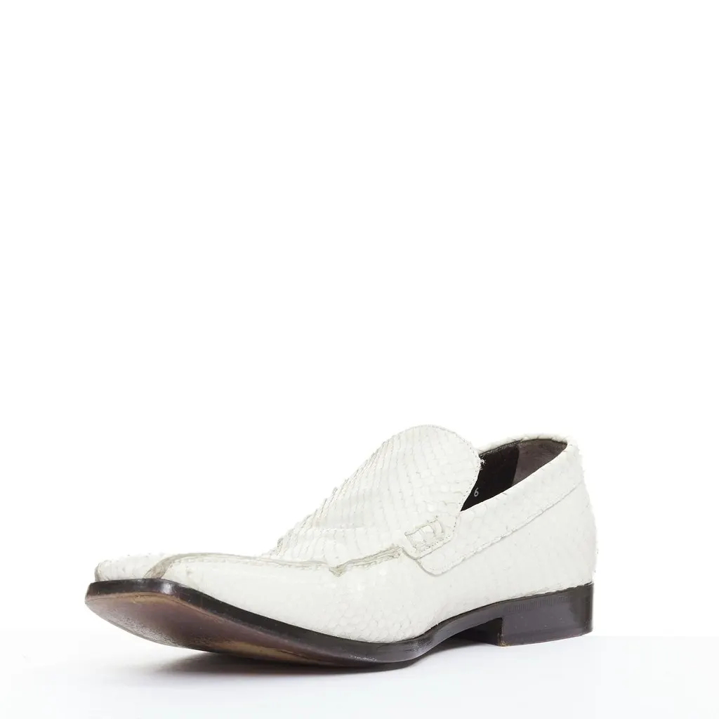 Dolce & Gabbana White Leather Lace ups White Leather Fair - Model View