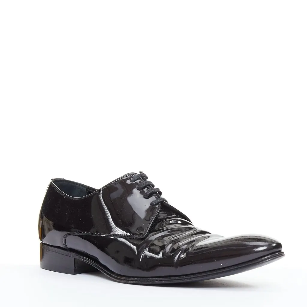 Dior Black Leather Lace ups Black Leather Fair - Inside View