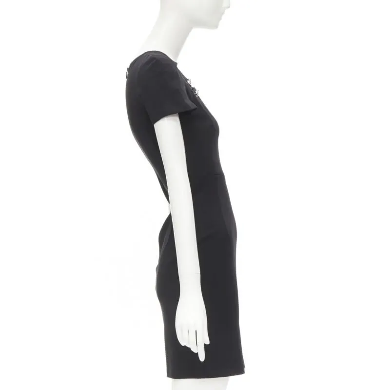 Versus Lionhead Punk Dress Black Viscose Never worn - Model View