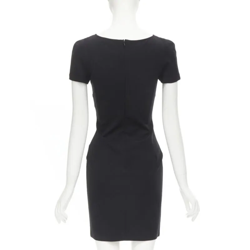 Versus Lionhead Punk Dress Black Viscose Never worn - Box View