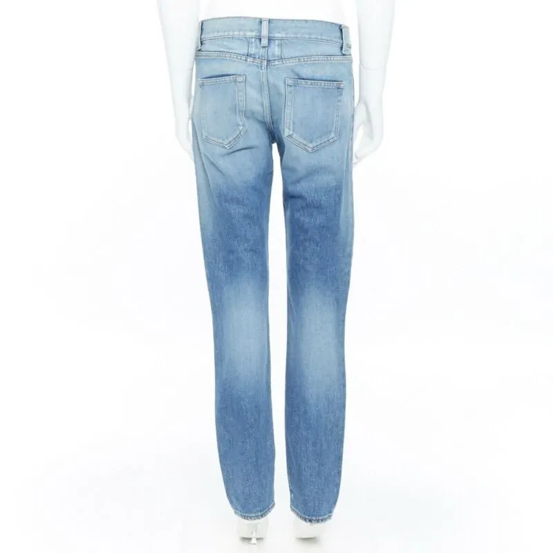 Saint Laurent Blue Cotton Jeans Blue Cotton Never worn, with tag - Box View