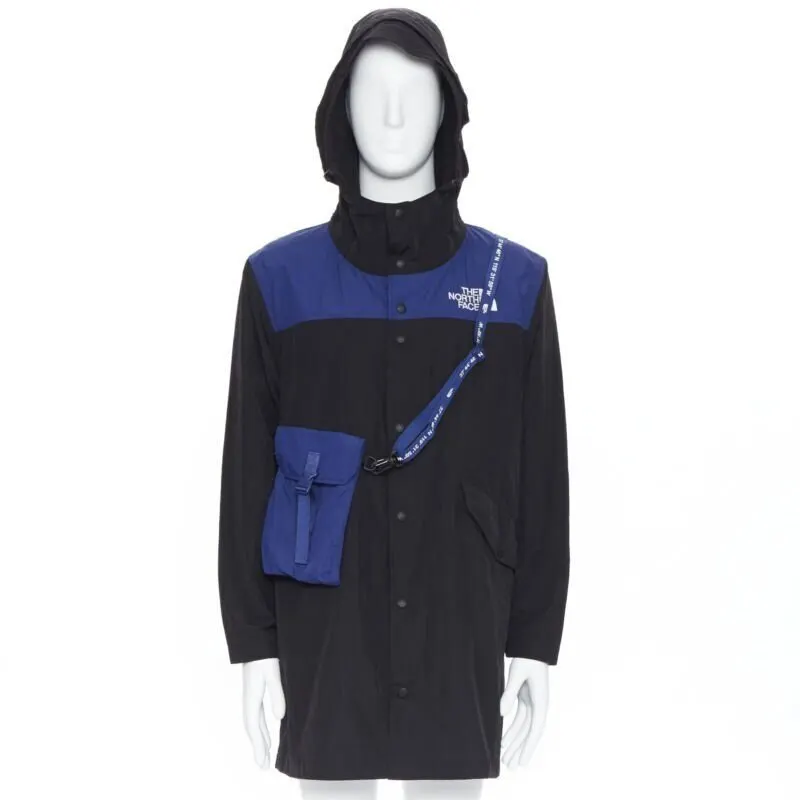 The North Face Blue Bravo Raincoat Black Polyester Never worn, with tag - Inside View