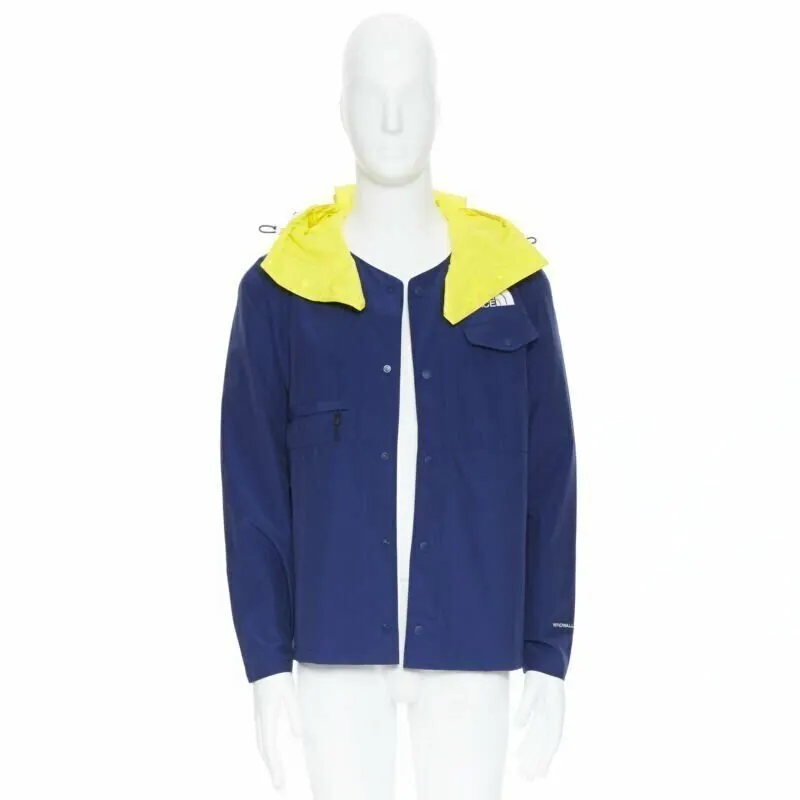 The North Face Blue Duty Jacket Blue Cotton Never worn, with tag - Inside View