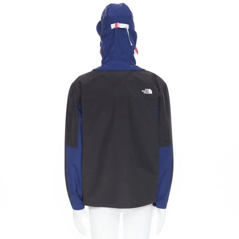 The North Face Blue Duty Jacket Black Cotton Never worn, with tag - Model View