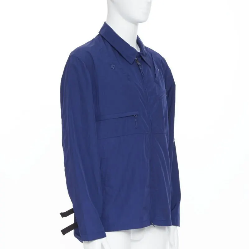 The North Face Blue Service Jacket Blue Polyester Never worn, with tag - Front View