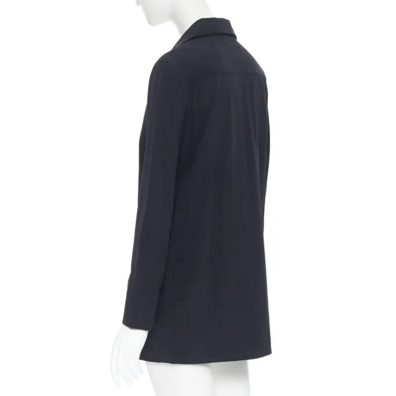 Gucci Wide Collar Shirt Black Polyester Good - Box View