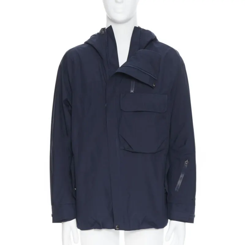 The North Face Blue Hood Windbreaker Blue Very good - Front View