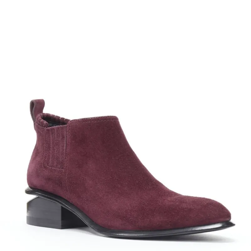 Alexander Wang Denim Tassel Shoes Brown Suede Never worn - Front View