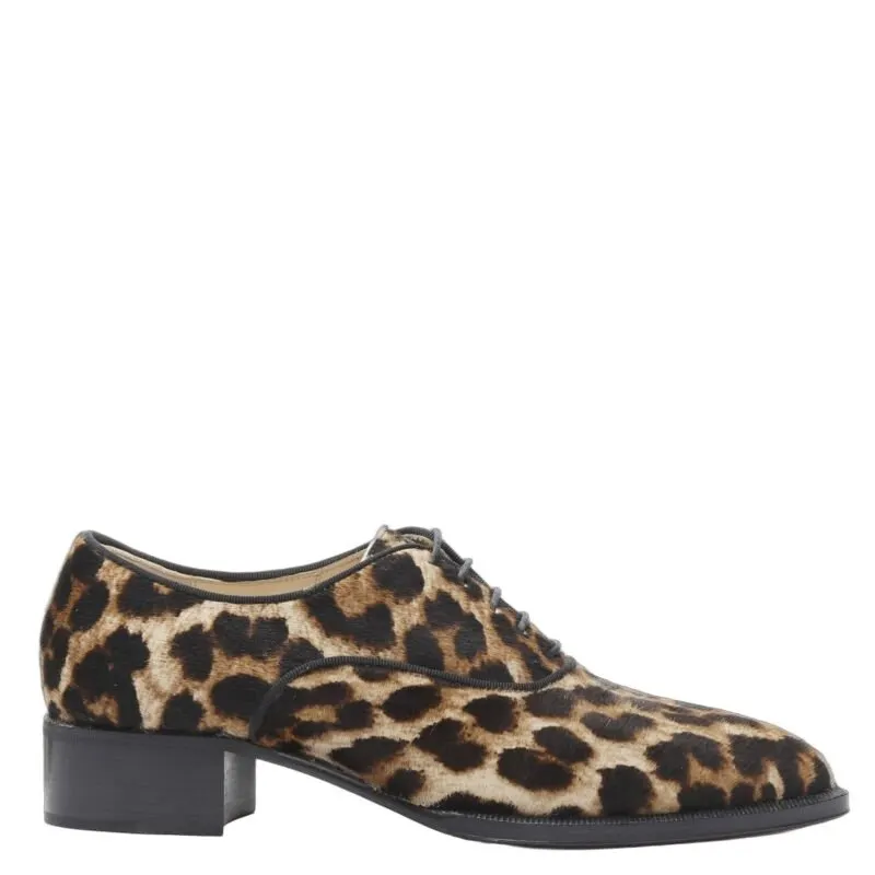 Christian Louboutin Zazou Brown Leather Never worn - Front View