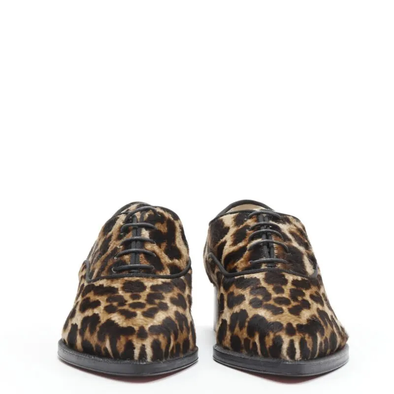 Christian Louboutin Zazou Brown Leather Never worn - Inside View
