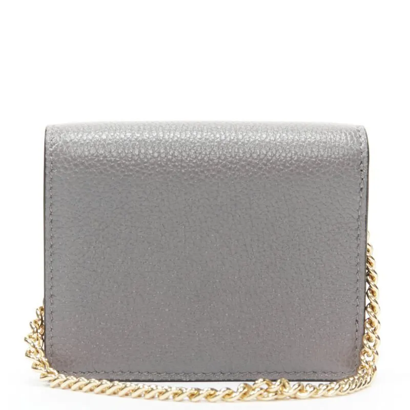Gucci Grey Leather Wallet Grey Leather Never worn, with tag - Box View