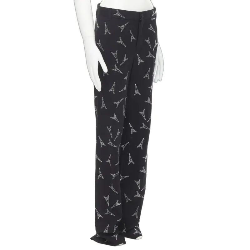 Balenciaga 571139 TET03 1000 Black Viscose Never worn, with tag - Front View