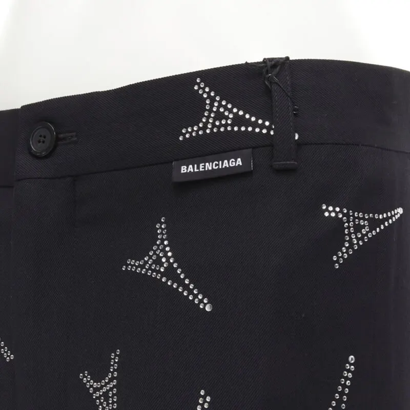 Balenciaga 571139 TET03 1000 Black Viscose Never worn, with tag - Back View