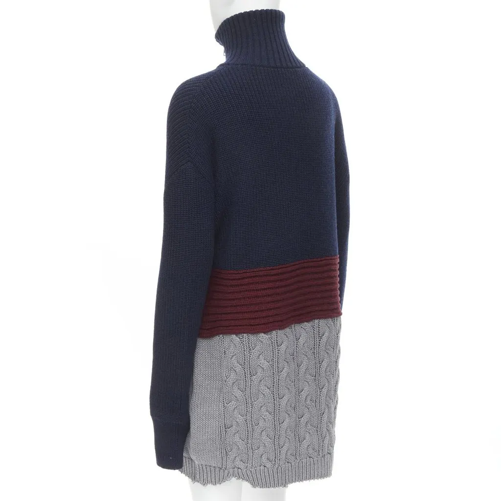 Balenciaga 555959 T1523 8496 Navy Wool Never worn, with tag - Box View