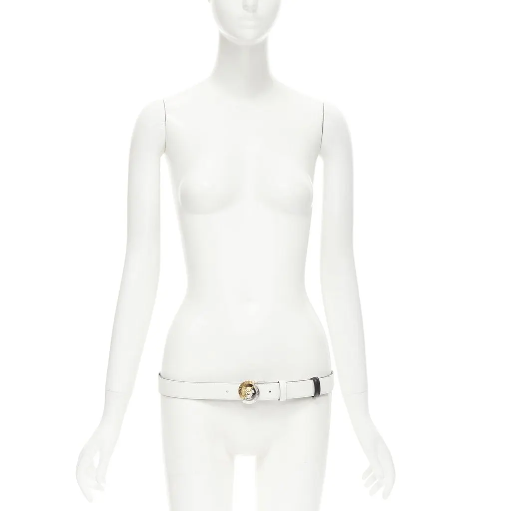 Versace DCU8330 DVTPH DBNVP Black Leather Never worn - Inside View