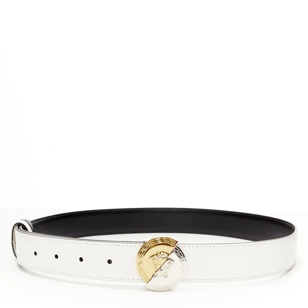 Versace DCU8330 DVTPH DBNVP Black Leather Never worn - Box View