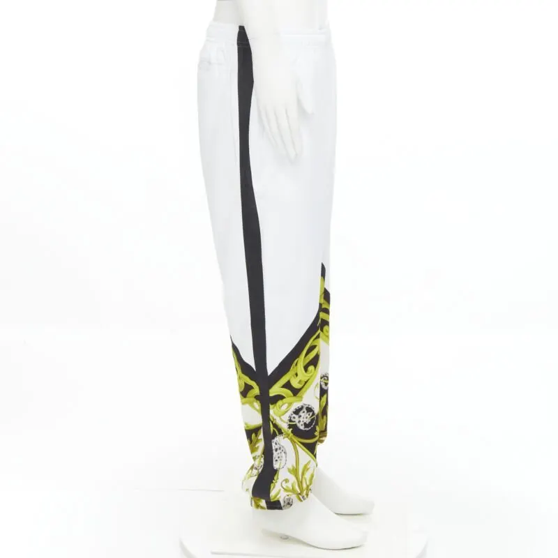 Versace Baroque Track Pants White Never worn, with tag - Model View