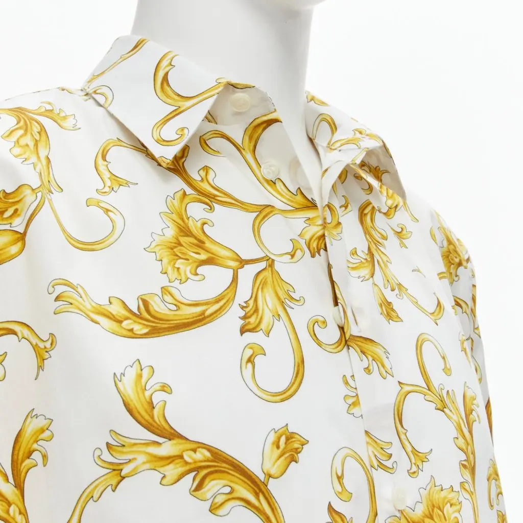 Versace A77215S White Cotton Never worn, with tag - Back View