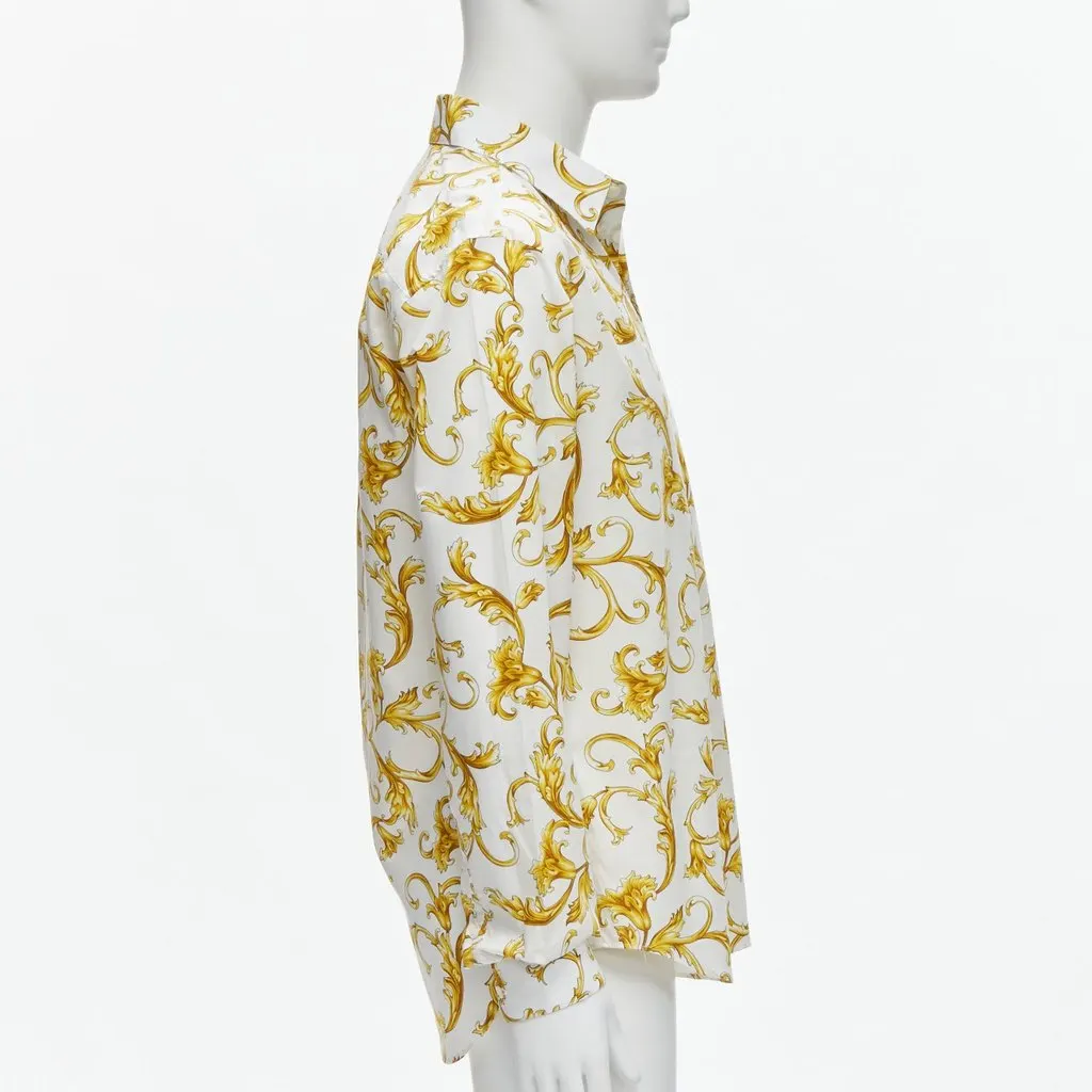 Versace A77215S White Cotton Never worn, with tag - Model View