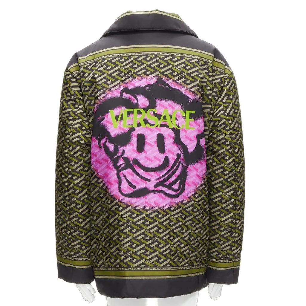Versace 1002225 1A017702 5B160 Green Polyamide Never worn, with tag - Front View