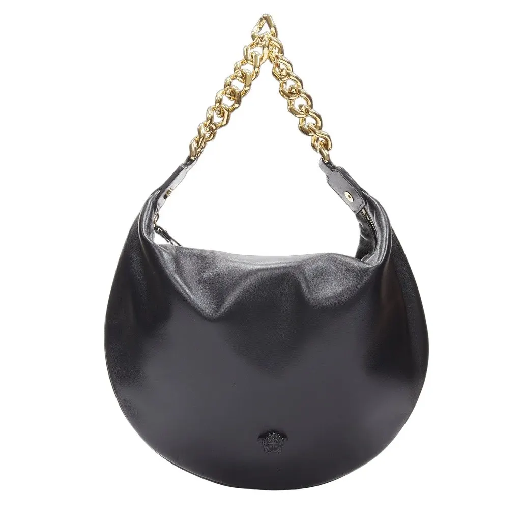 Versace DBS1070 D6NAP JVO41 Black Leather Very good - Front View