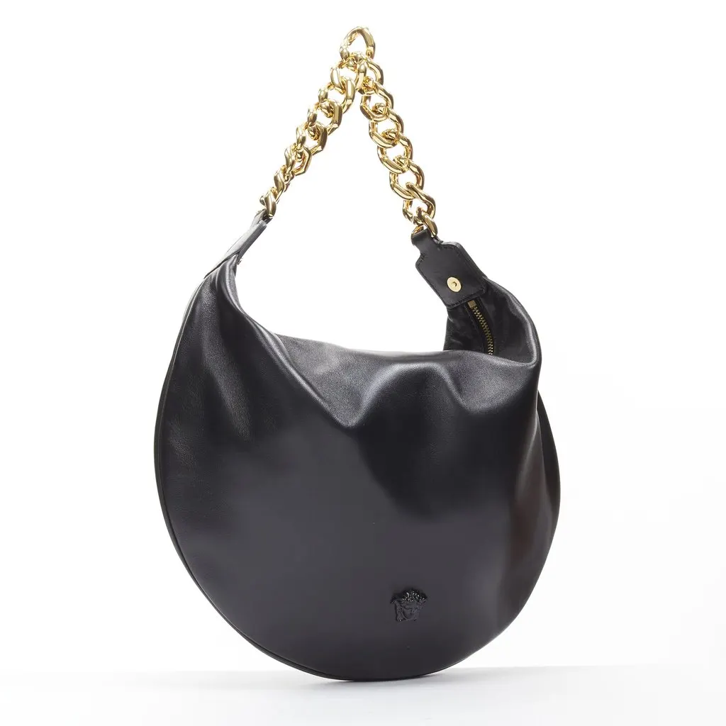 Versace DBS1070 D6NAP JVO41 Black Leather Very good - Back View