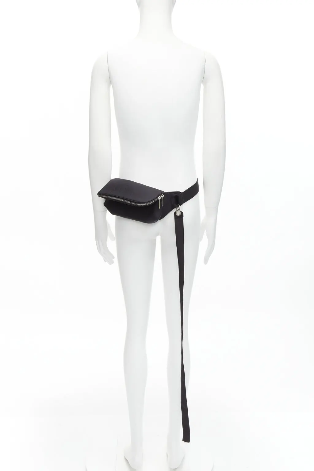 Rick Owens Neoprene Belt Bag Black Rubber Never worn, with tag - Back View