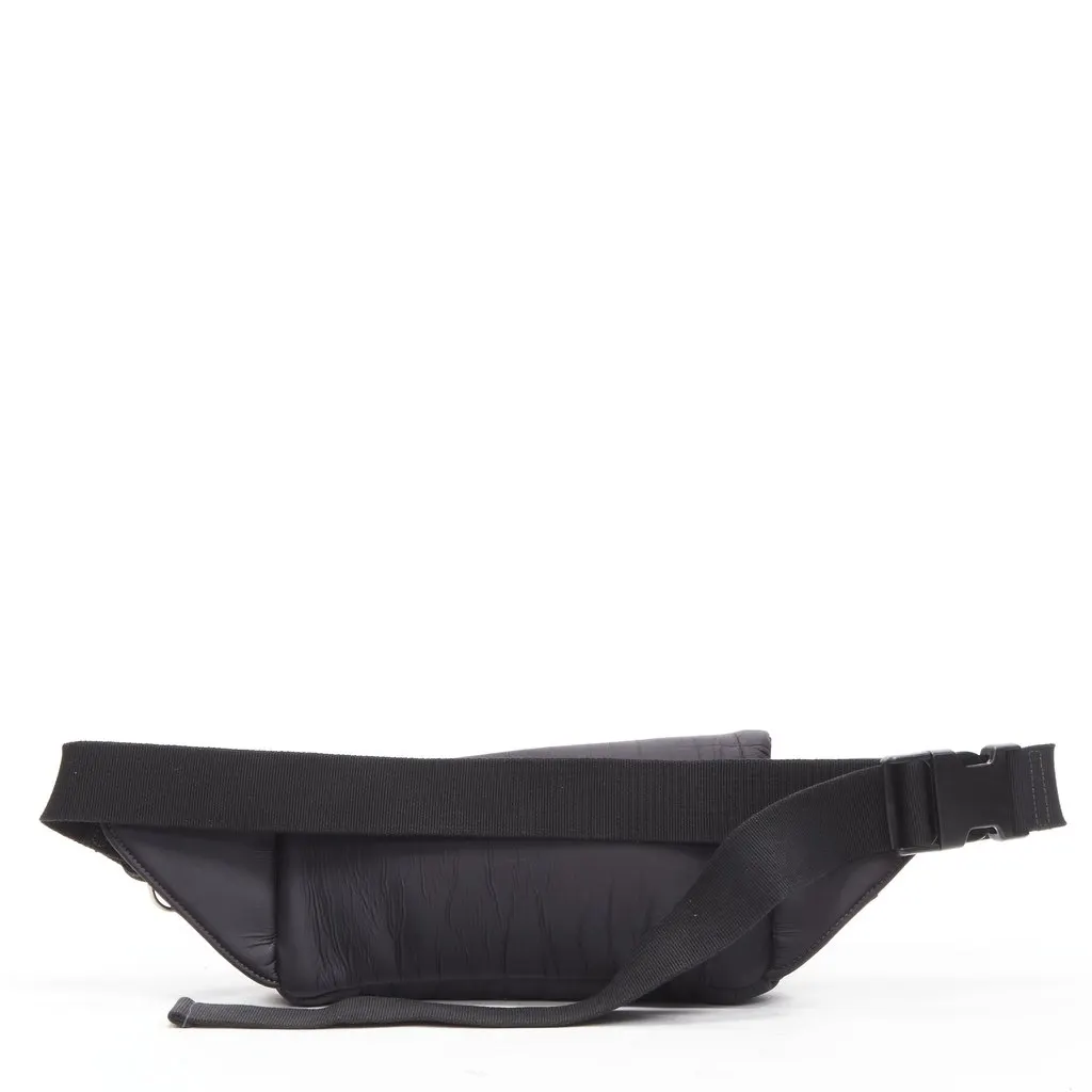 Rick Owens Neoprene Belt Bag Black Rubber Never worn, with tag - Inside View