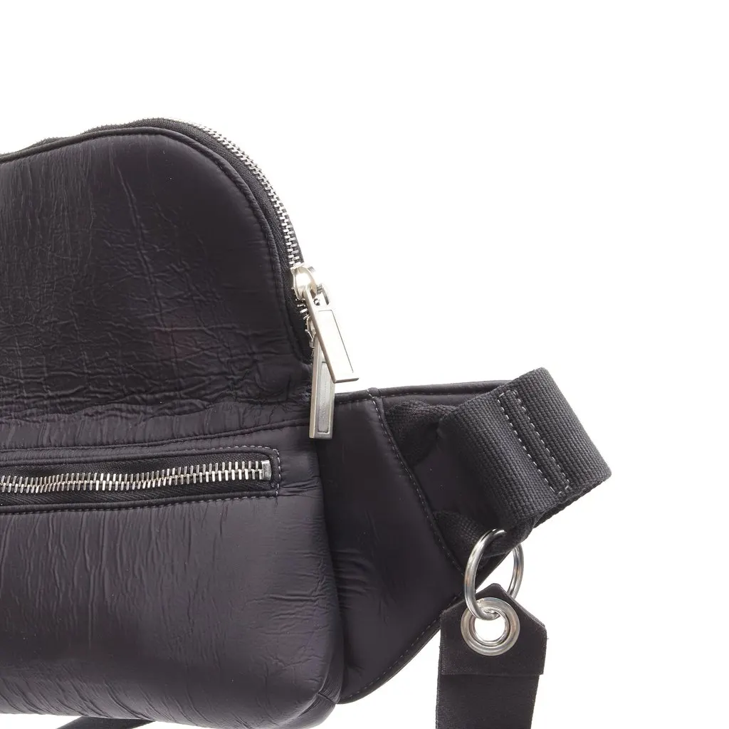 Rick Owens Neoprene Belt Bag Black Rubber Never worn, with tag - Box View