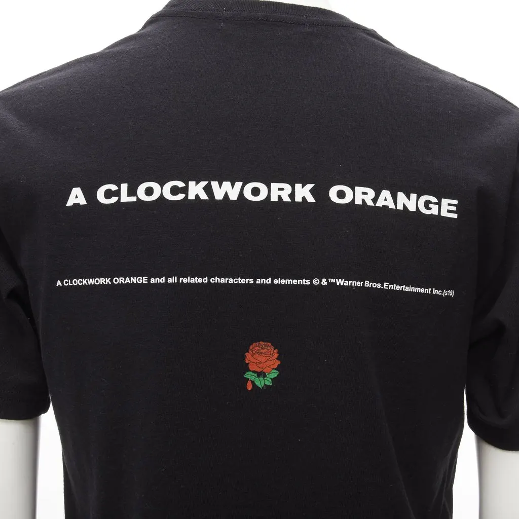 Undercover Vampire Rose Shirt Black Cotton Never worn, with tag - Back View