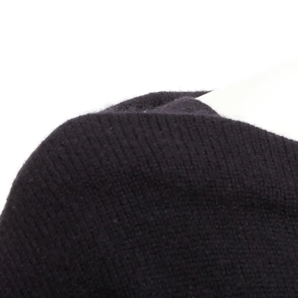 Valentino Bateau Neck Sweater Black Cashmere Never worn - Back View