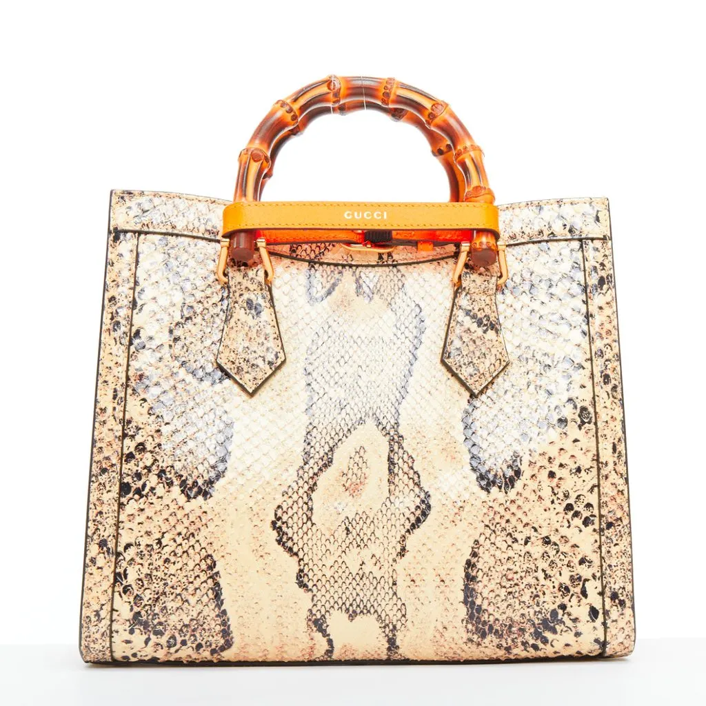 Gucci Diana NM Small Beige Leather Very good - Box View