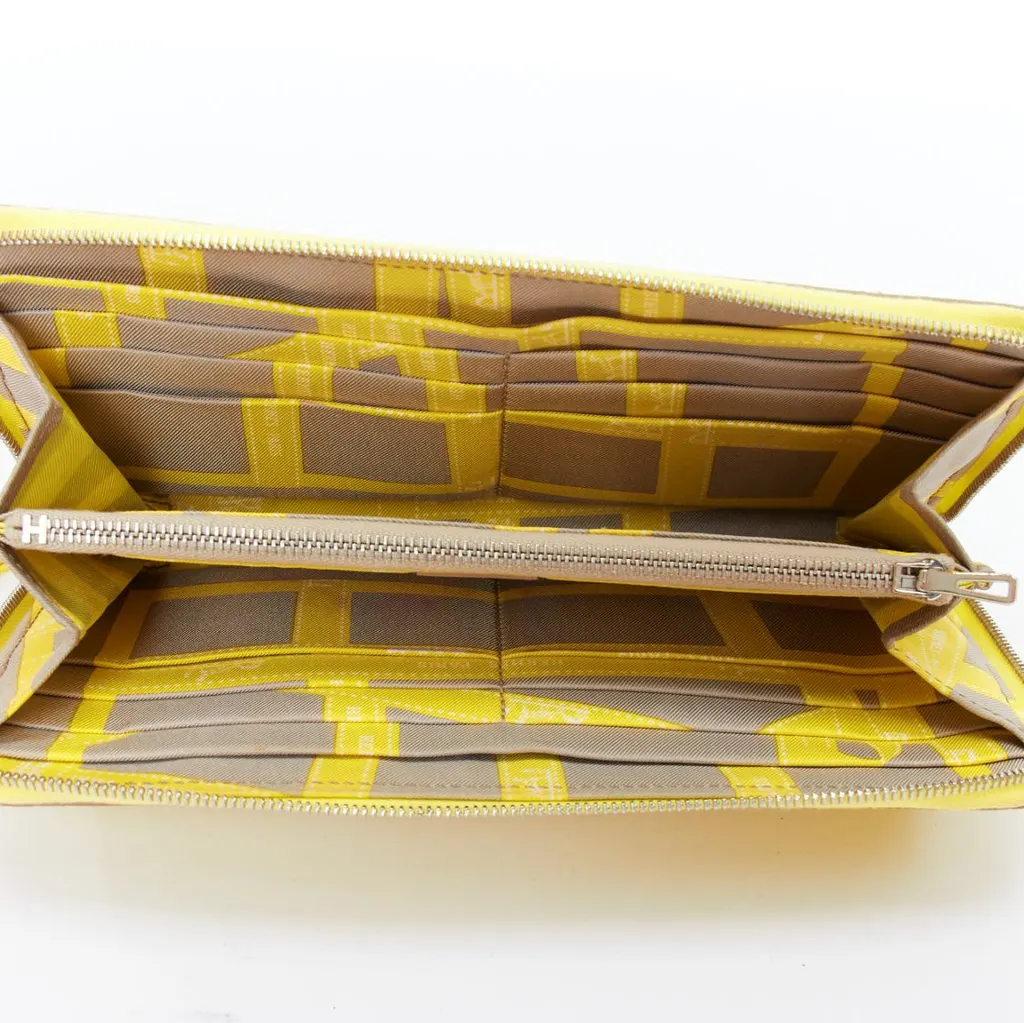 Hermès Azap Yellow Leather Good - Back View