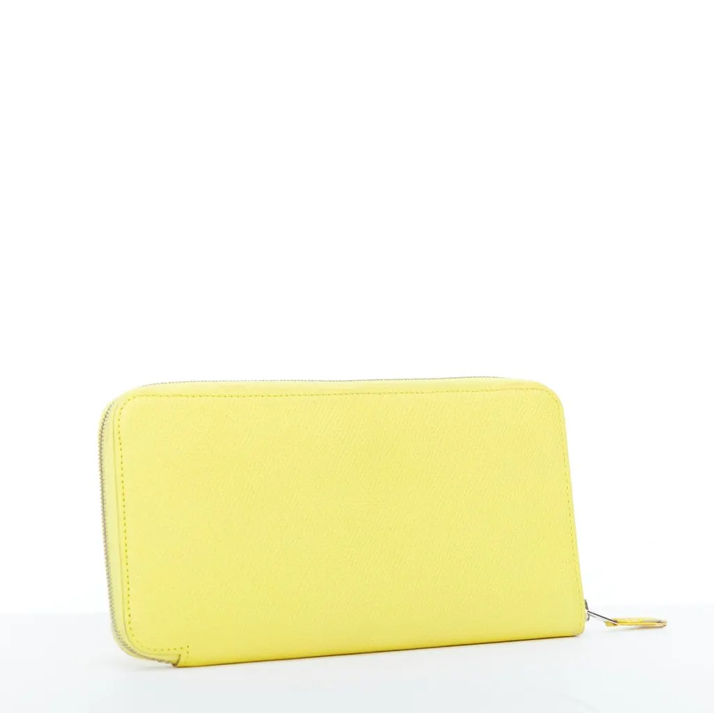 Hermès Azap Yellow Leather Good - Inside View