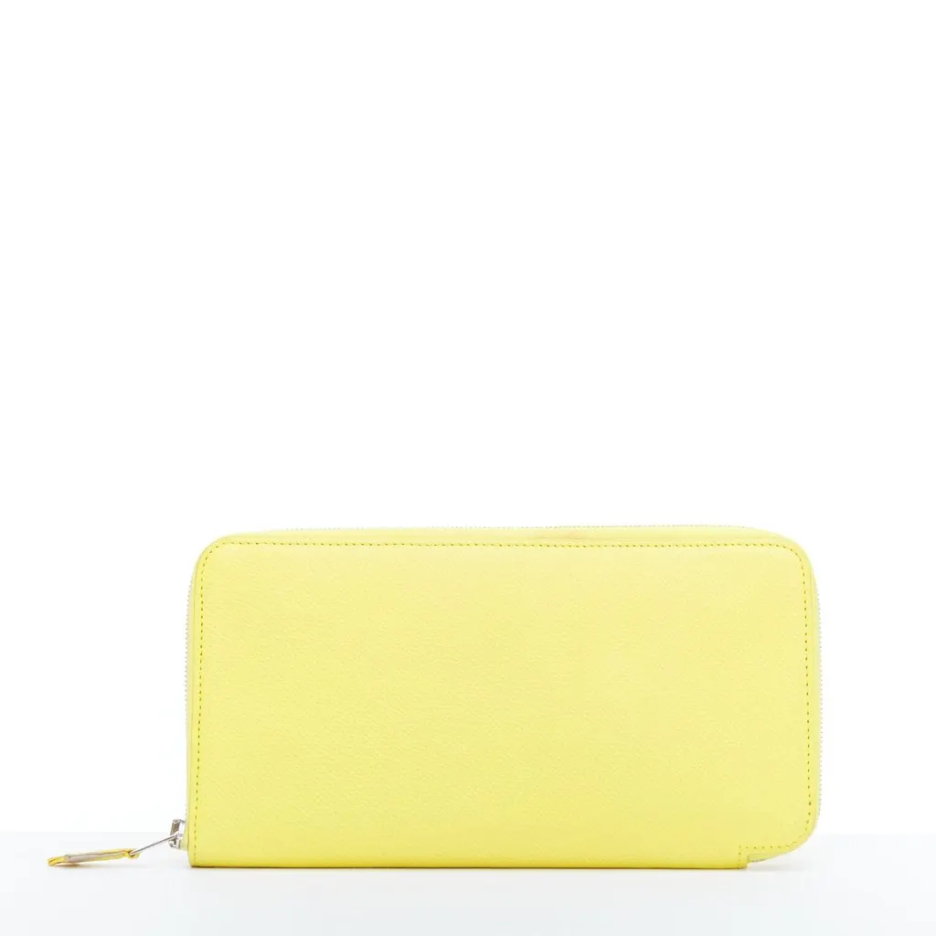 Hermès Azap Yellow Leather Good - Model View