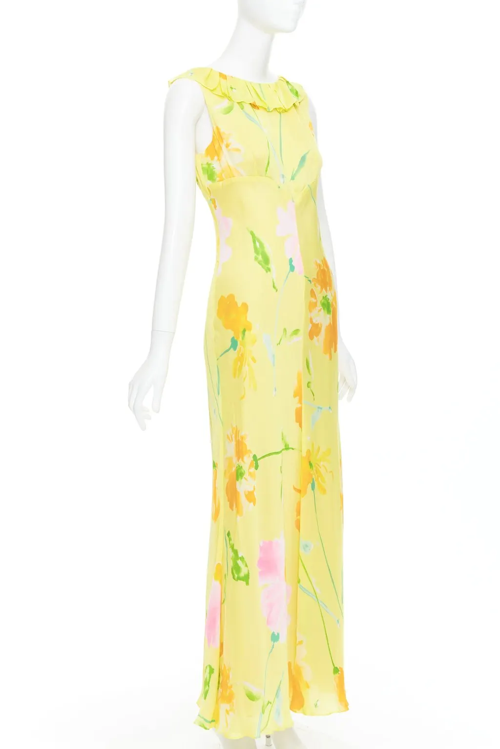Donna Karan Yellow Dress Yellow Very good - Inside View
