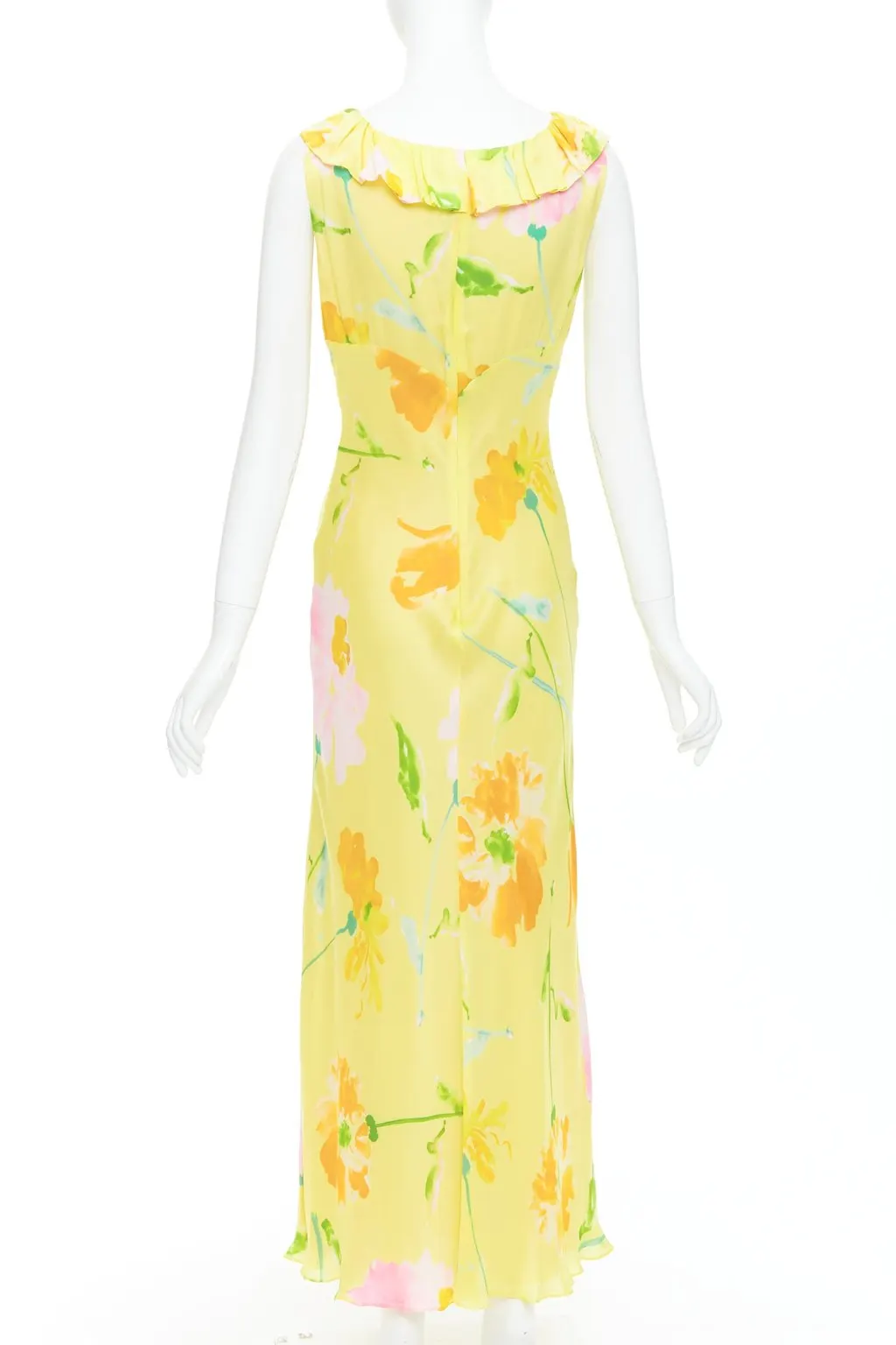 Donna Karan Yellow Dress Yellow Very good - Box View