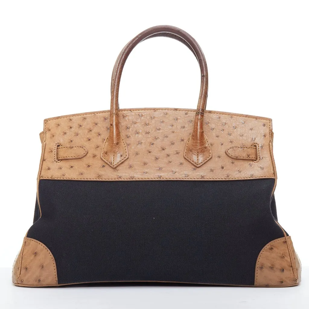 متعددة Handbag Brown Leather Fair - Box View
