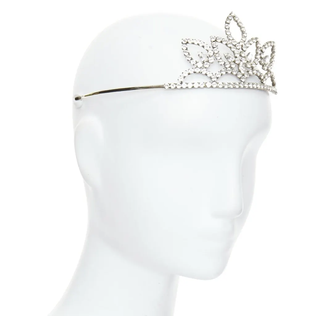 Saint Laurent Grunge Tiara Silver Very good - Back View