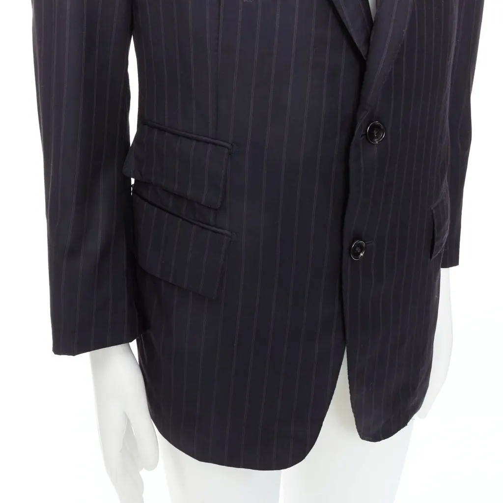 Tom Ford Windsor Black Wool Fair - Back View