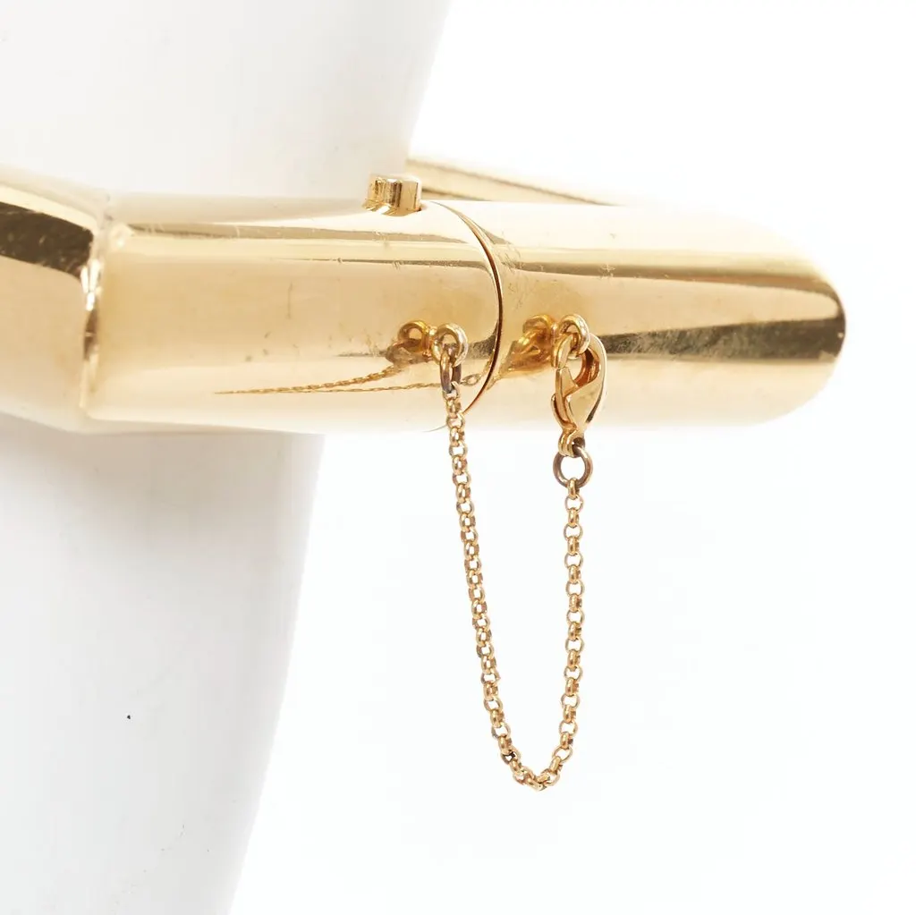Celine Gold Metal Bracelets Gold Metal Good - Inside View